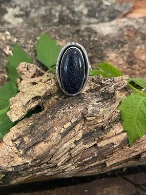 Blue Sunstone 925 Sterling Silver Ring